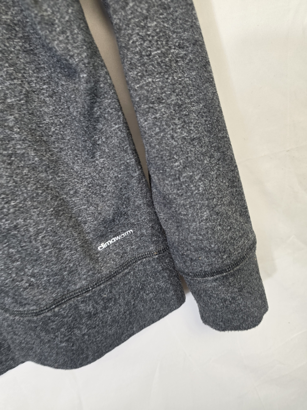 adidas Charcoal Gray Hoodie with Pink Lined Hood - Picture 9 of 10